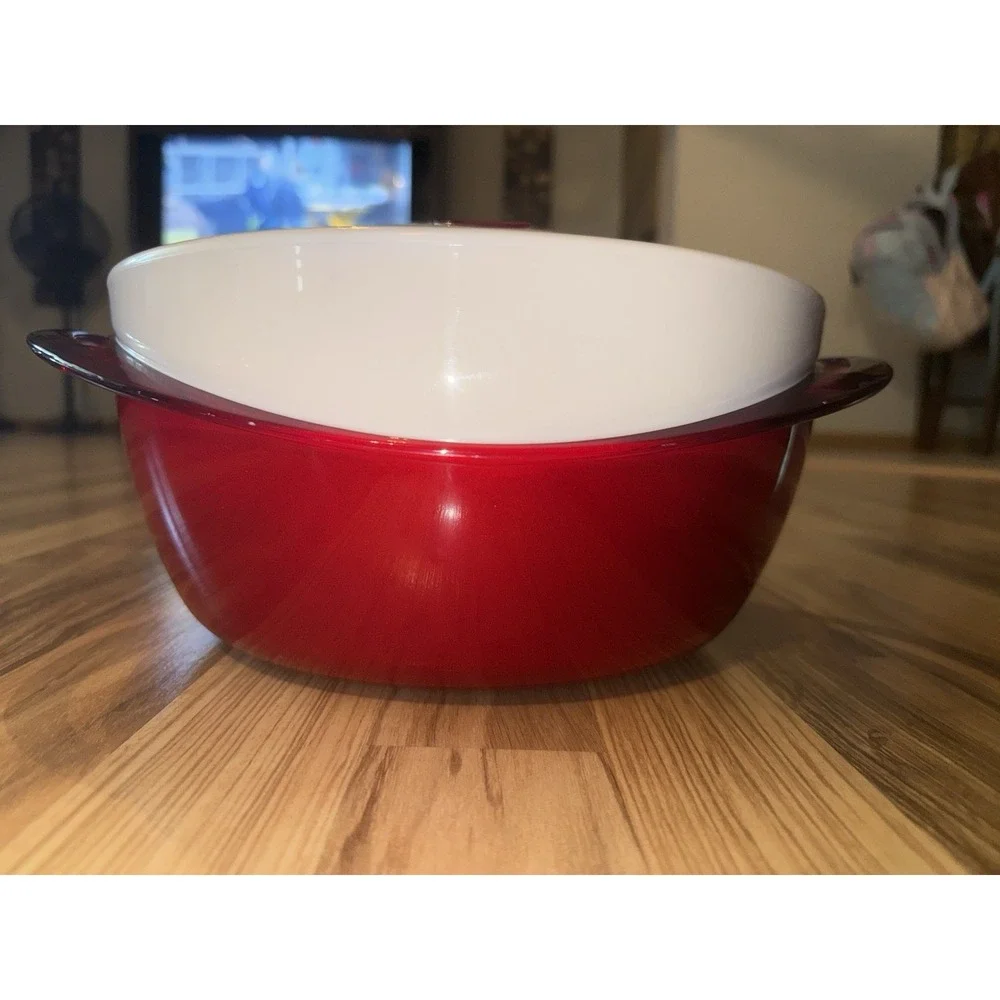 Pinnacle‎ Tokyo Plast Panache Metallic Thermo Container Red Large 3.6 Quart